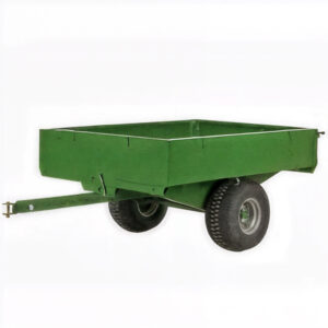 Francini FQ6 - Remorque en acier pour tracteur tondeuse - 150x110(h 25 cm)