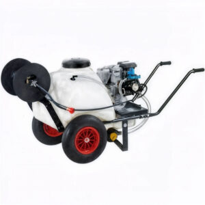 Groupe motopompe de pulvérisation Comet APS 41 - Honda GX 160 et chariot avec cuve 120 L