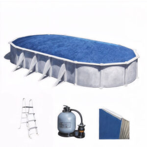Gre Finlandia Ovale 730x375x120cm - Piscine hors-sol en acier