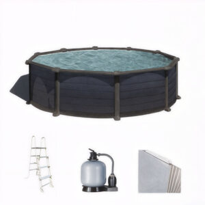 Gre Granada Ronde Ø460 x 132 cm - Piscine hors sol en acier