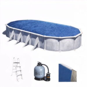 Gre Haiti Ovale 610 x 375 x 132 cm - Piscine hors-sol en acier