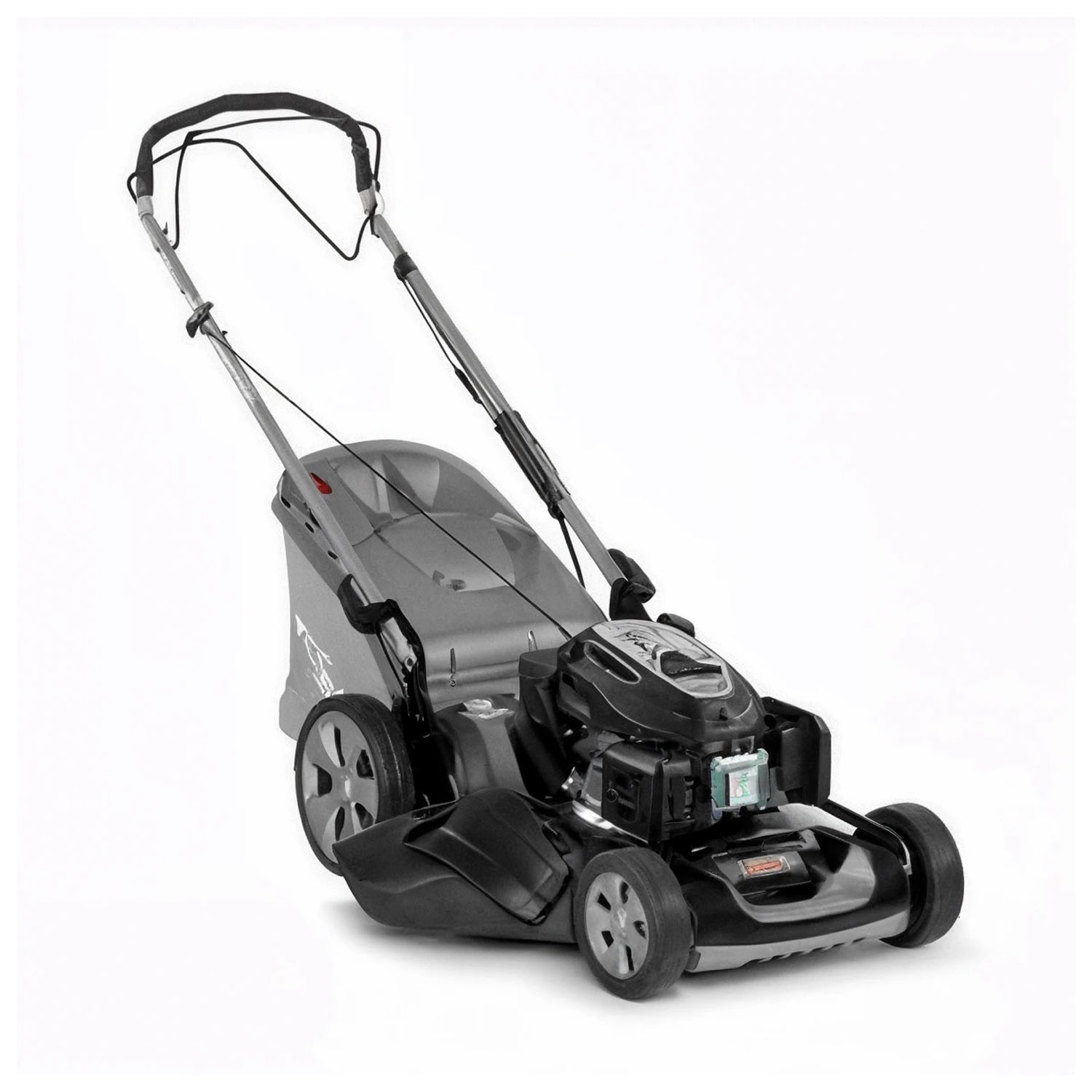 CastelGarden XS 55 S - Tondeuse à gazon tractée thermique - 4 en 1 - Coupe 53cm