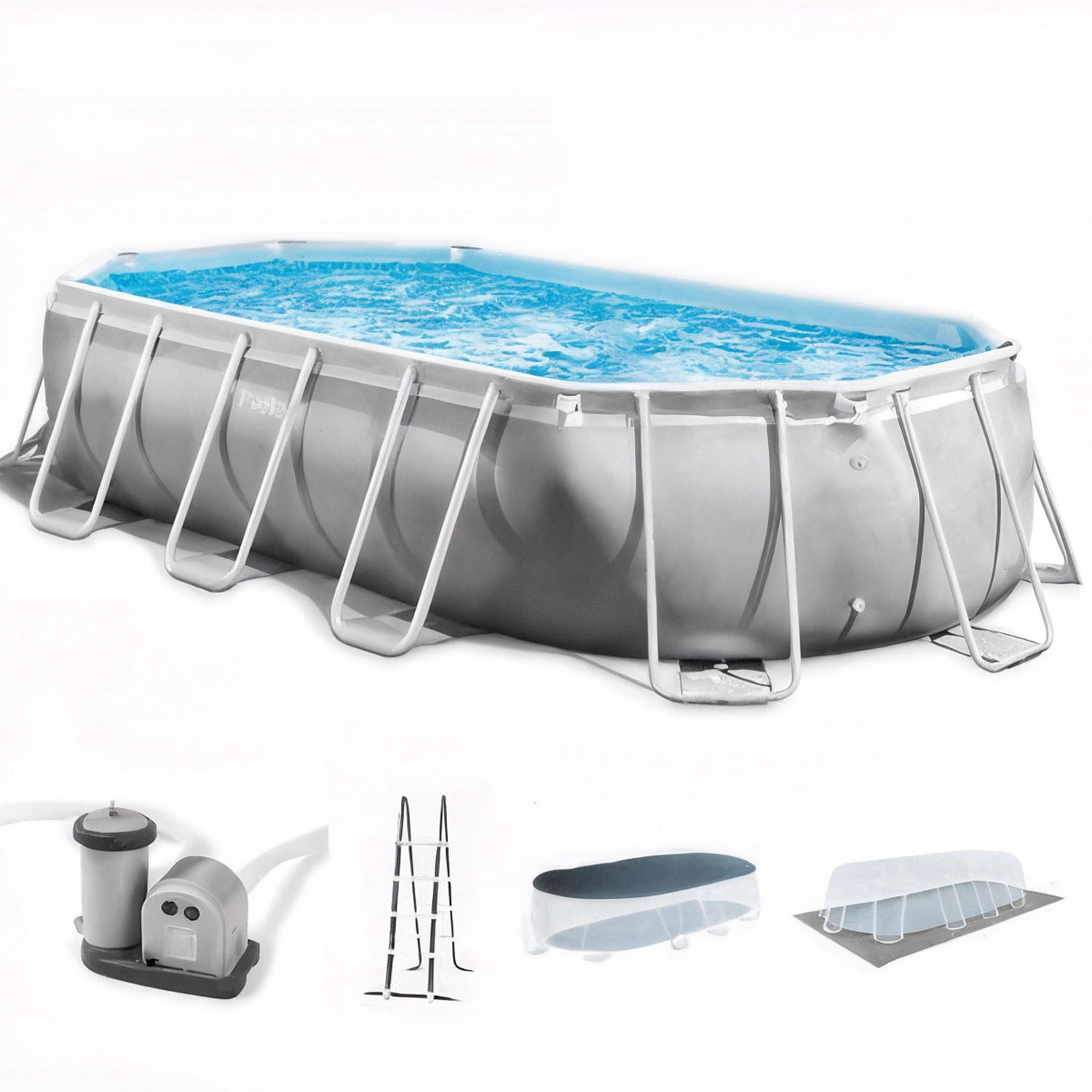 Intex Prisma Frame 26798NP - Piscine Ovale