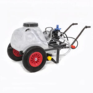 Groupe motopompe de pulvérisation Comet MC 25 - moteur monophasé sur chariot avec cuve 80l