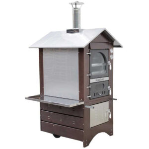 Medius-80-deluxe-EXT-four-bois-acier-d'exterieur-cuivre-émaillé-Inox