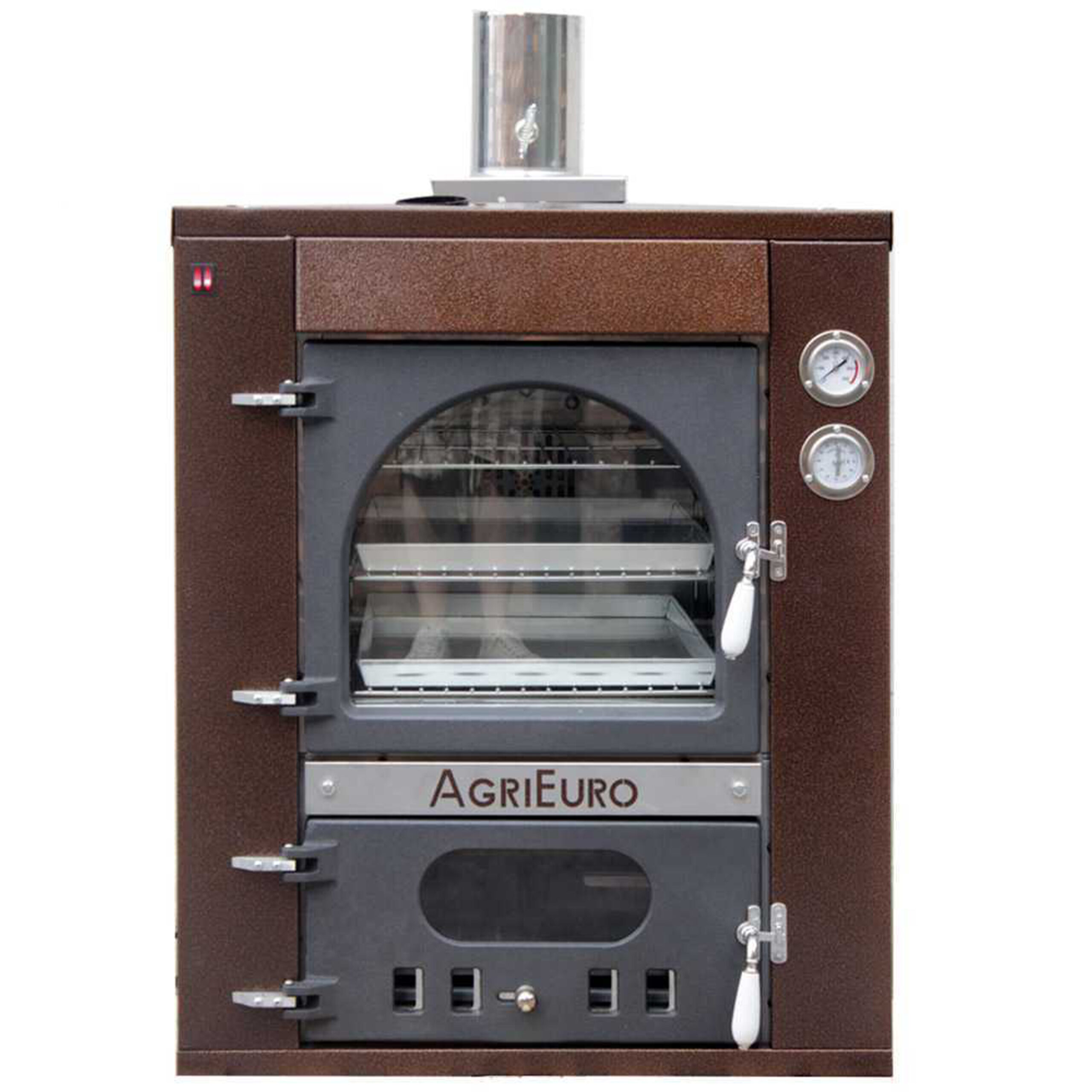 Medius-80-deluxe-INC - Four à bois-en-acier-encastrable-Emaillage-cuivr2-Inox