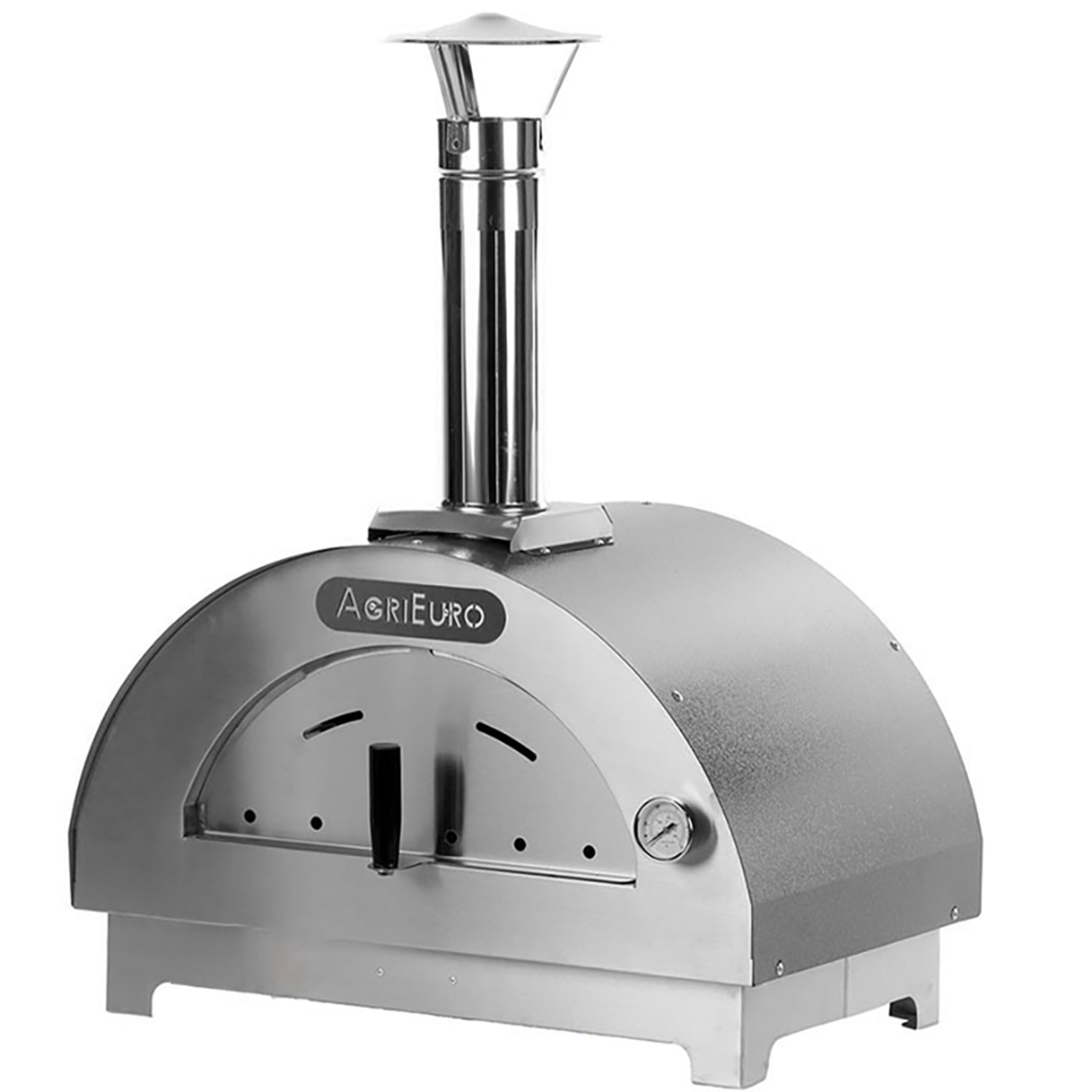 Quattro-stagioni - Four à bois-d'exterieur-pour-pizza-Anthracite-60x40-pour-1-pizza
