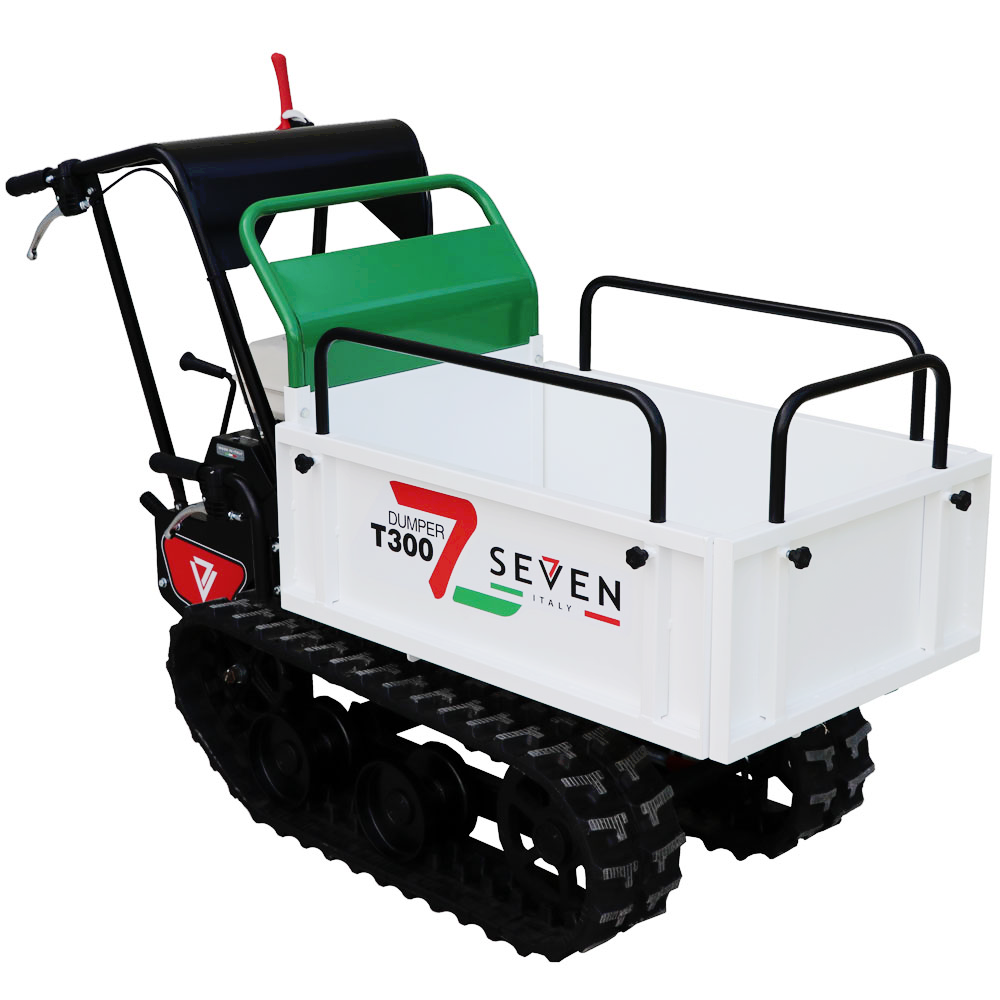 Brouette à chenilles Seven Italy-T300-GX-benne-extensible-capacit-de-charge-300-kg