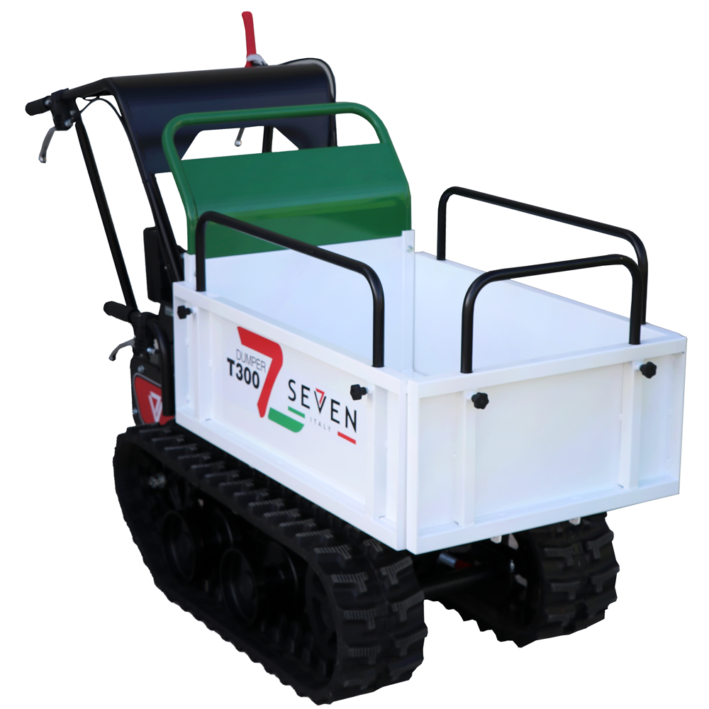 Brouette à chenilles-seven-italy-T300-GX-E-benne-extensible-charge-300-kg