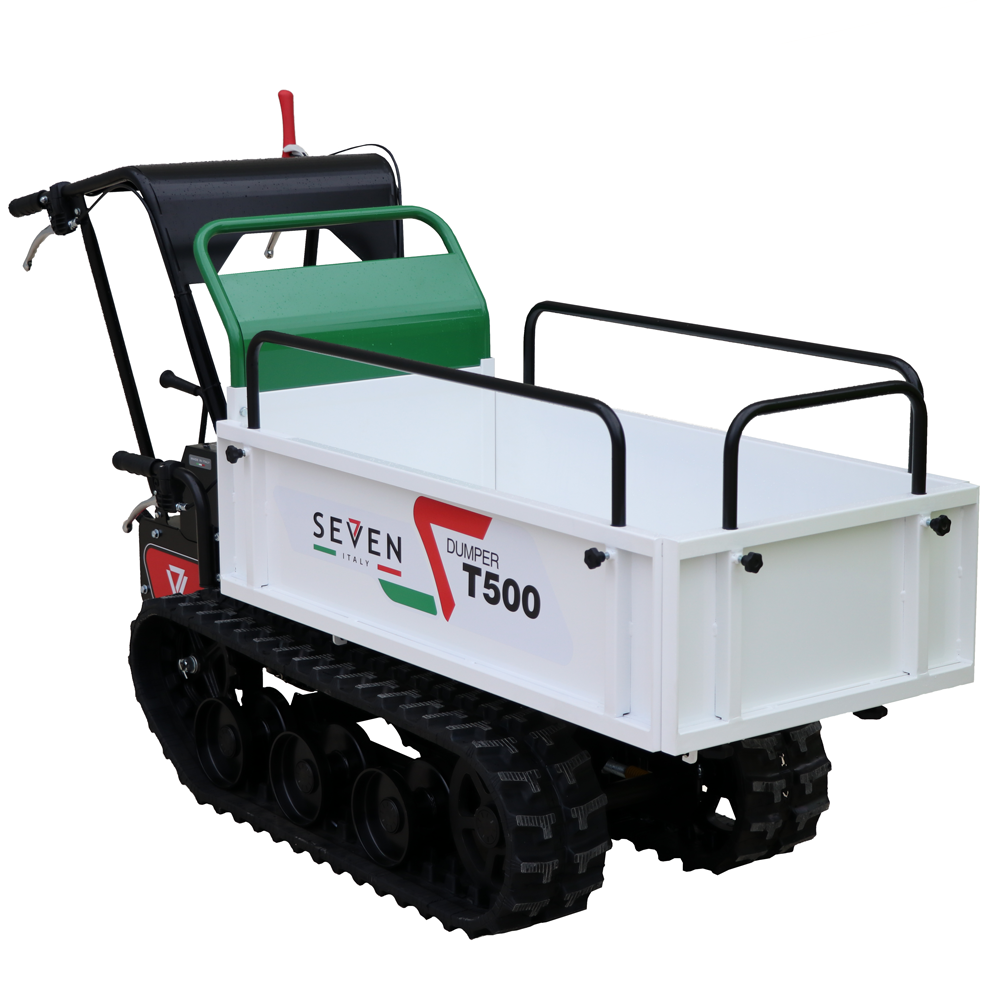 Brouette à chenilles-seven-italy-T500-GX-benne-extensible-capacit-500-kg