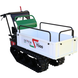 Brouette à Chenilles-seven-italy-T500-GX-E-benne-extensible-dmarrage-électrique-capacité-portante-500-kg