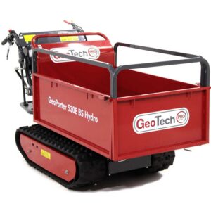 Brouette à moteur GeoTech GeoPorter 530E-BS-hydro-10-CV-basculement-hydraulique-charge-500-kg