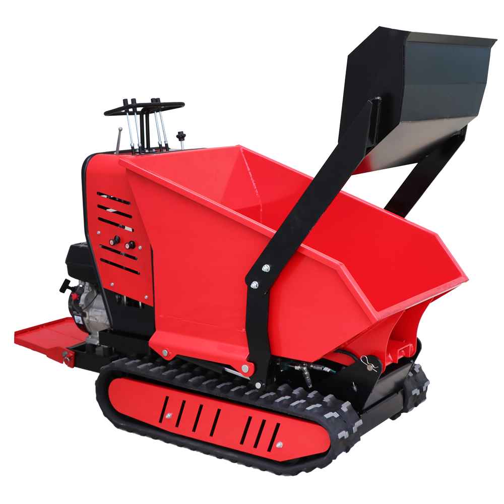 Brouette à moteur-sur-chenilles-AMA-Tag500TDH-benne-dumper-hydraulique-500kg