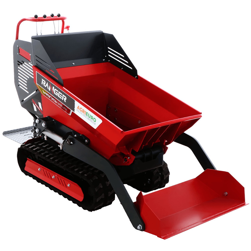 Brouette-motorisée à chenilles-dumper-ranger-H570-HDP-E-moteur-honda-GX200-démarrage-électrique
