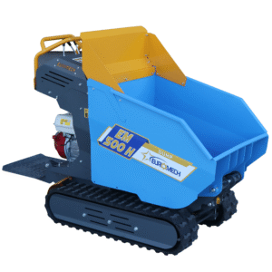 Brouette motorisée à chenilles-EuroMech-EM500H-dump-caisson-dumper-hydraulique-500-kg