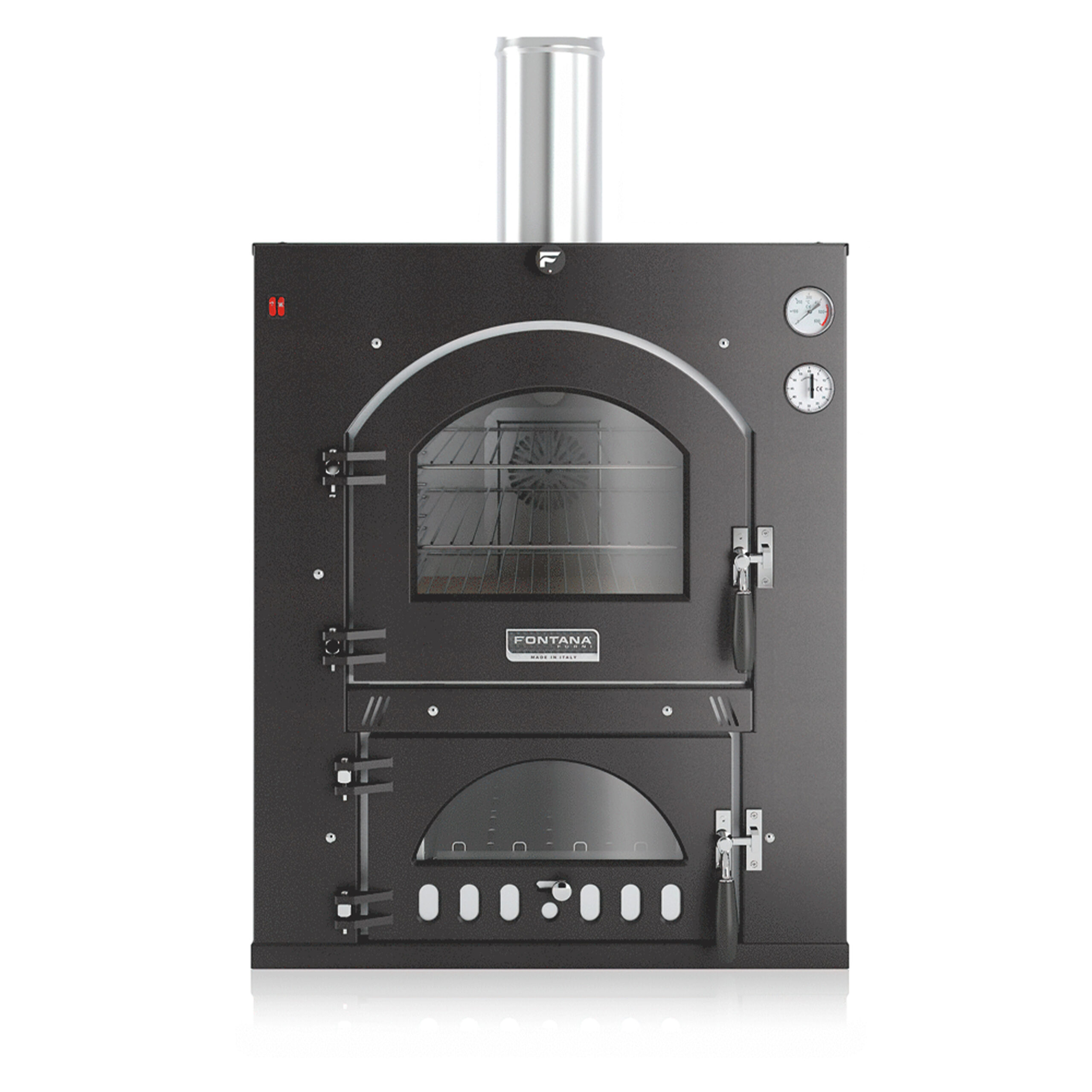 Fontana-INC80x45SV - Four à bois-encastrable