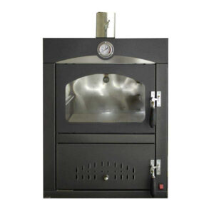 Minimus-50-mini-INC-four-bois-en-acier-Inox-encastrable-2-étages