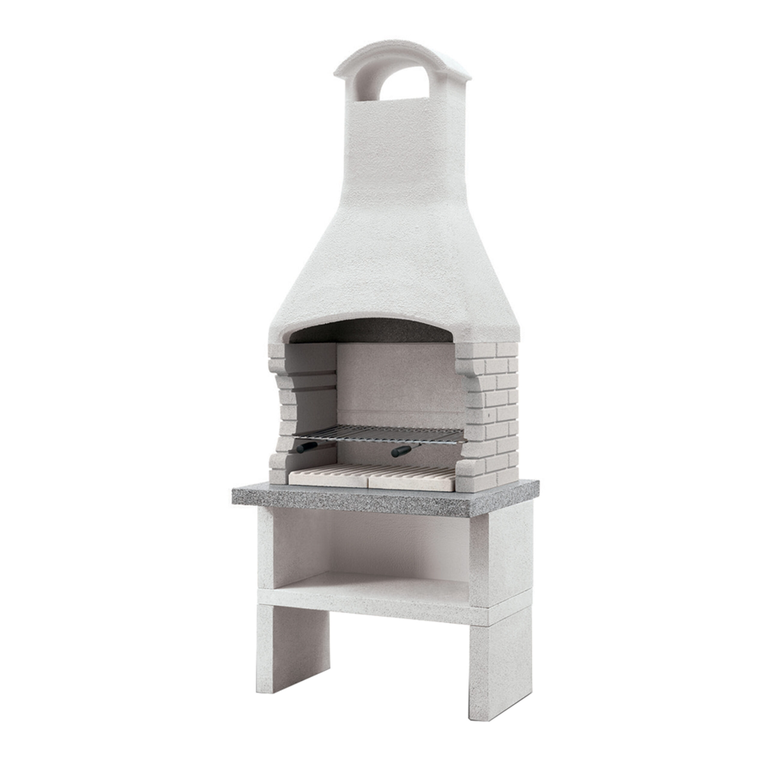 Palazzetti Marbella - Barbecue-Module-Grill à bois et charbon-en-maçonnerie