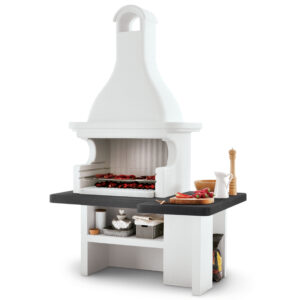Palazzetti Mauritius - Barbecue à bois et charbon-en-maçonnerie
