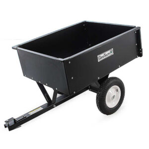 Remorque basculante pour tondeuse autoportée en métal GeoTech TC3080D benne cm 97x76 (h 33 cm)