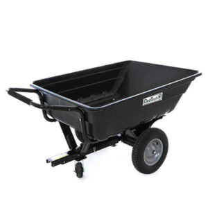 Remorque tractée pour autoportée GeoTech TC3080PL - Remorque avec benne en plastique - 121x93 (h 29 cm)