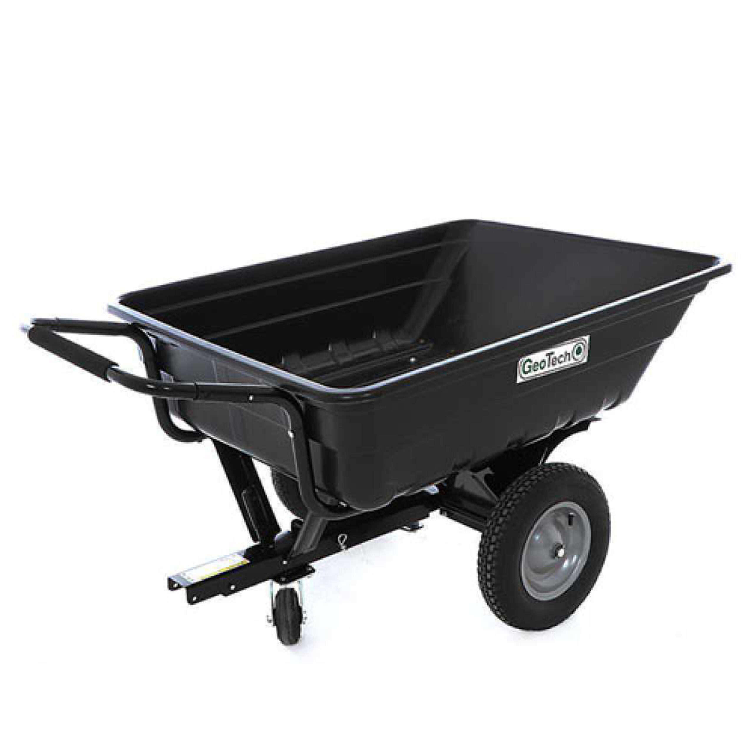 Remorque tractée pour autoportée GeoTech TC3080PL - Remorque avec benne en plastique - 121x93 (h 29 cm)