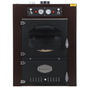 Rossofuoco-Garden-Color-80-four à bois-encastrable-marron
